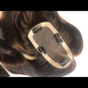 Human hair Topper in Excellent Condition